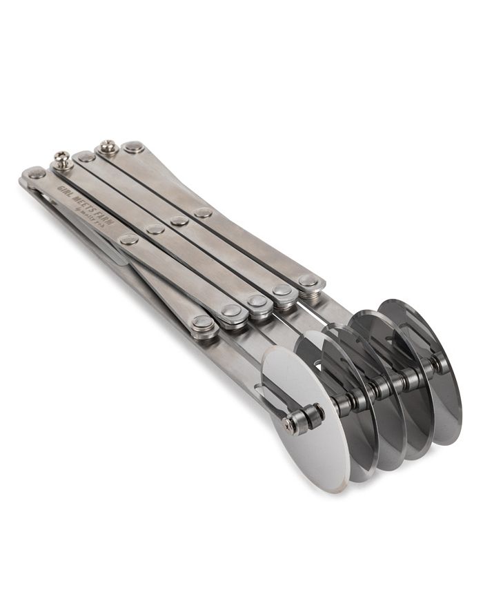 Girl Meets Farm by Molly Yeh 5-Wheel Accordion Dough Cutter - Silver