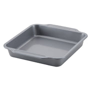 Farberware Nonstick Bakeware Square Cake Pan, 8-Inch, Gray