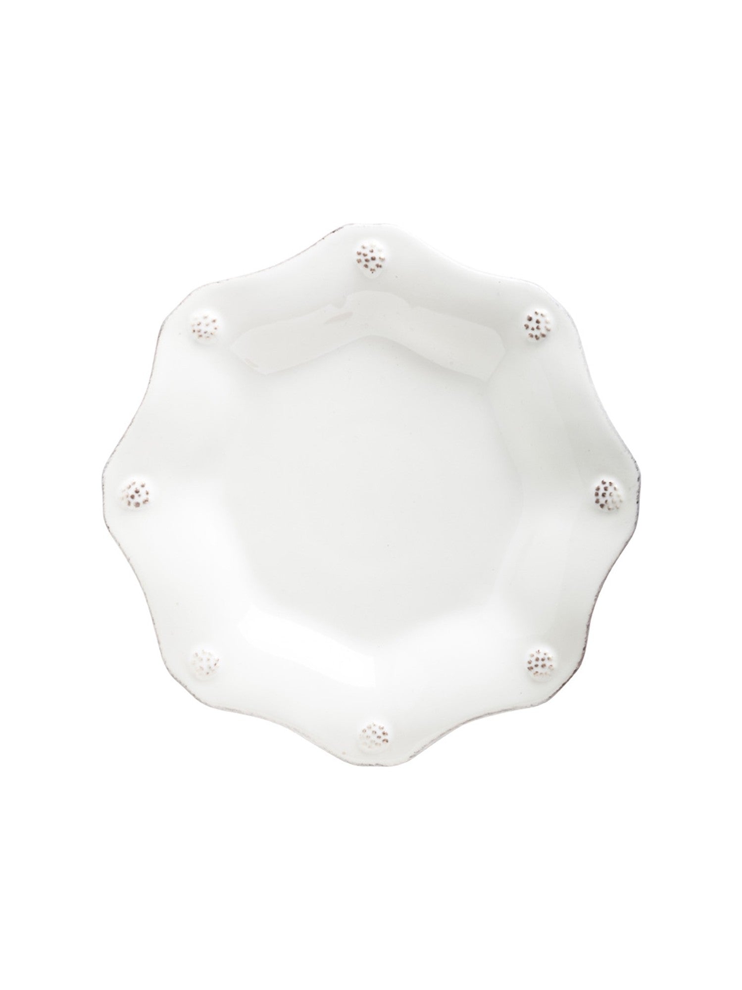 Juliska Ceramics Berry and Thread Whitewash Scalloped Bread & Butter Plate