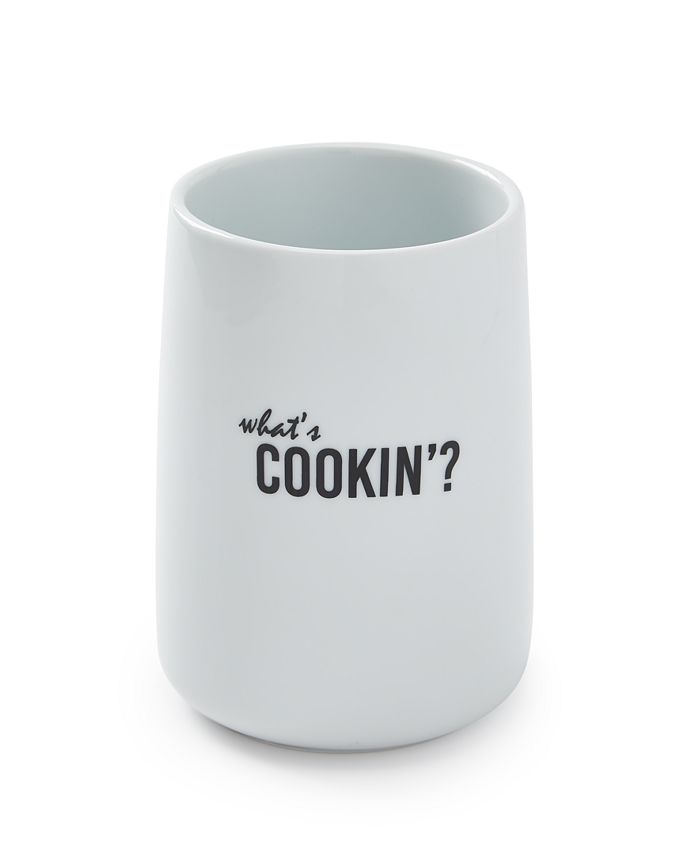 The Cellar Porcelain Utensil Crock - White