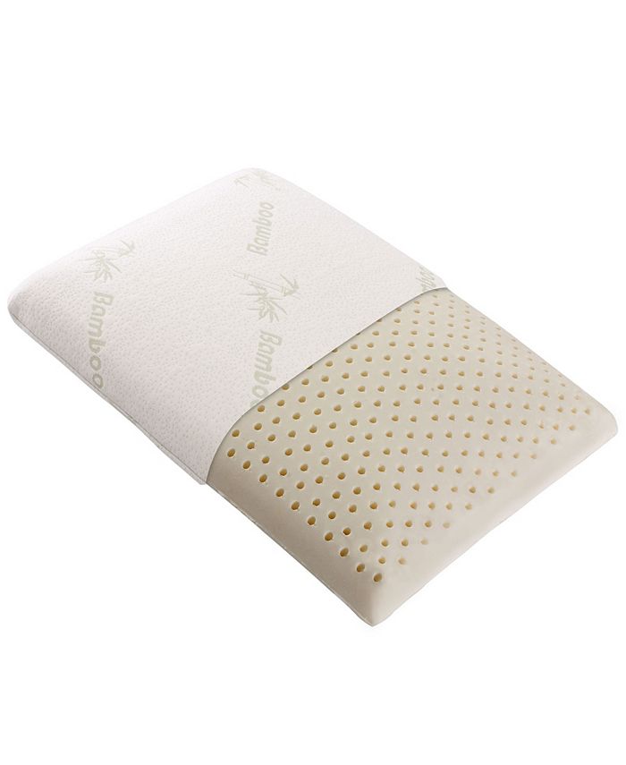 Cheer Collection Latex Pillow, 15.7" x 23.6" - White - Specialty