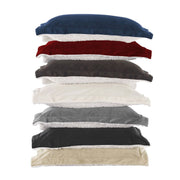 Swift Home Ultra Plush Reversible Micromink & Sherpa Fleece Comforter Set-Brown