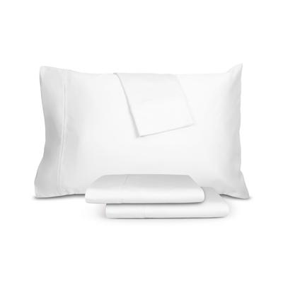 Austin Home Collection Prescott Certified Egyptian Cotton Blend 1000 Thread Count 4 Pc. Sheet Set, Queen, Created for Macy's - White