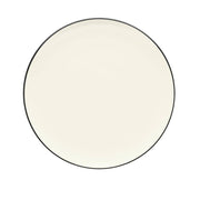 Colorwave Graphite Black Stoneware Coupe Salad Plate 8-1/4 in.