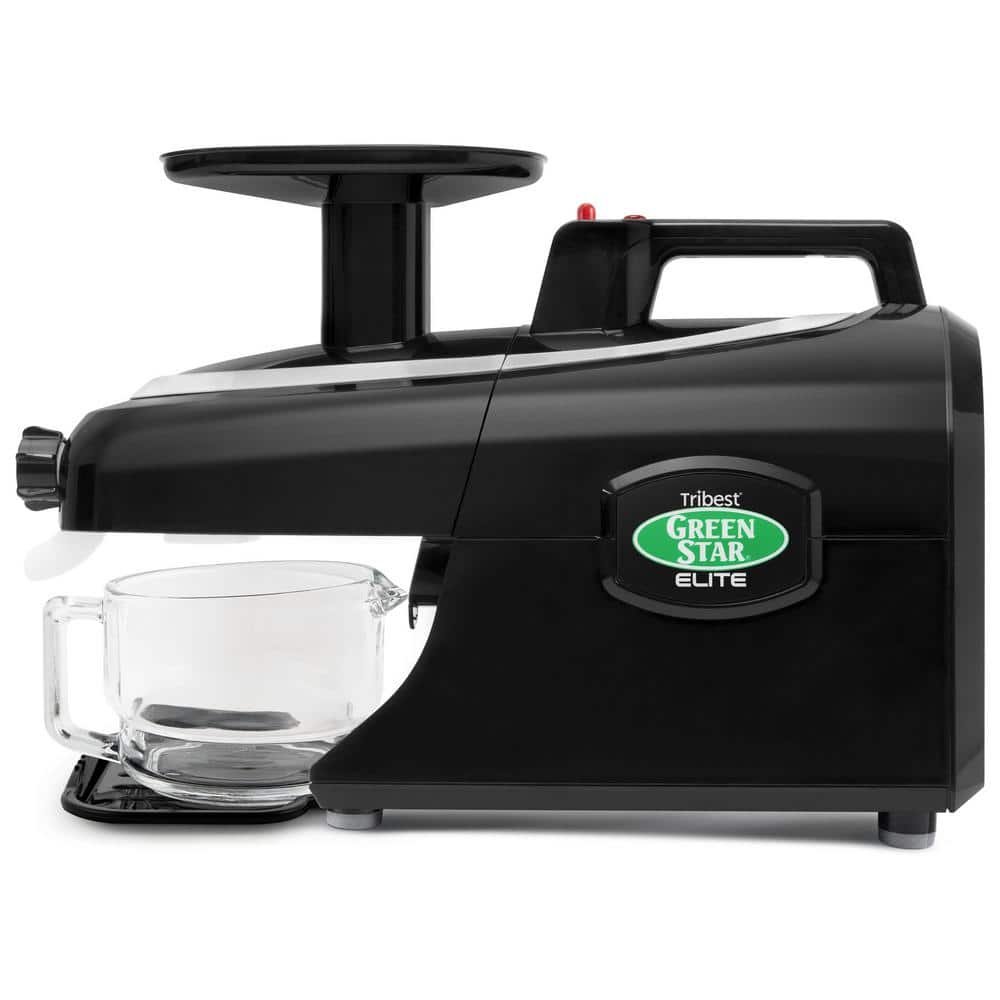 Greenstar Elite 24 fl. oz. Jumbo Twin Gear Black Masticating Juicer