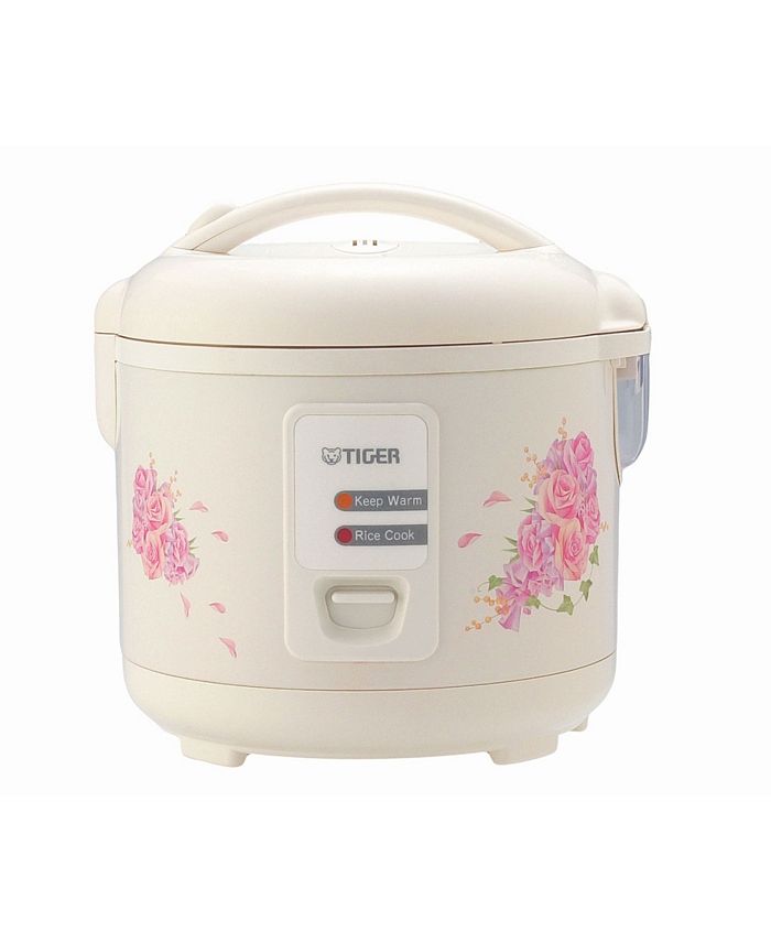 Tiger 10 Cup Rice Cooker Electric Rice Cooker Steamer - White