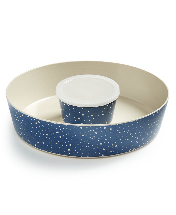 The Cellar Melamine Chip & Dip Set - White