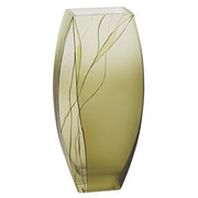 Evergreen 12.5 in. European Design Mouth Blown Decorative Vase