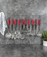 Hell's Kitchen 10-Pc. Kitchen Utensil Set - Red