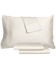 Aq Textiles Percale Solid 4-Pc. Sheet Set, King - Ivory