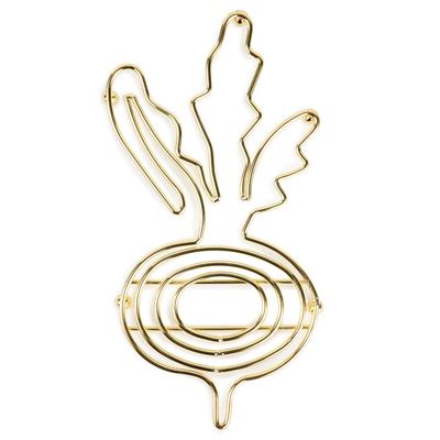 Girl Meets Farm by Molly Yeh Beetroot Wire Trivet - Gold