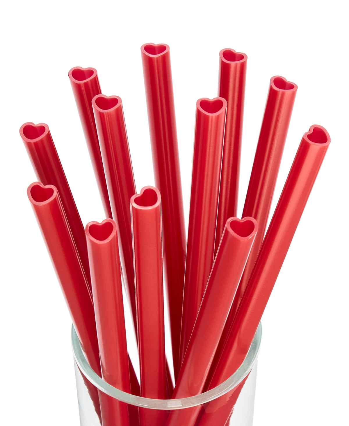 The Cellar 12-Pc. Plastic Heart Straw Set, Created for Macy's