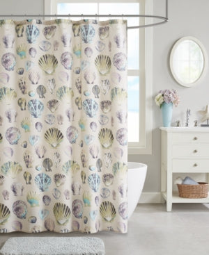 Jla Home Cavallini 72 X 72  Shower Curtain Bedding