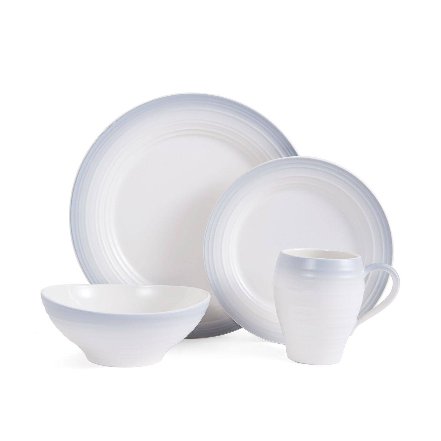 Mikasa Swirl Ombre 4-pc. Dinnerware Set