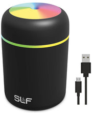 Tzumi SLF Mini LED USB Mist Aromatherapy Humidifier - Black