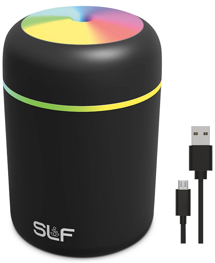 Tzumi SLF Mini LED USB Mist Aromatherapy Humidifier - Black