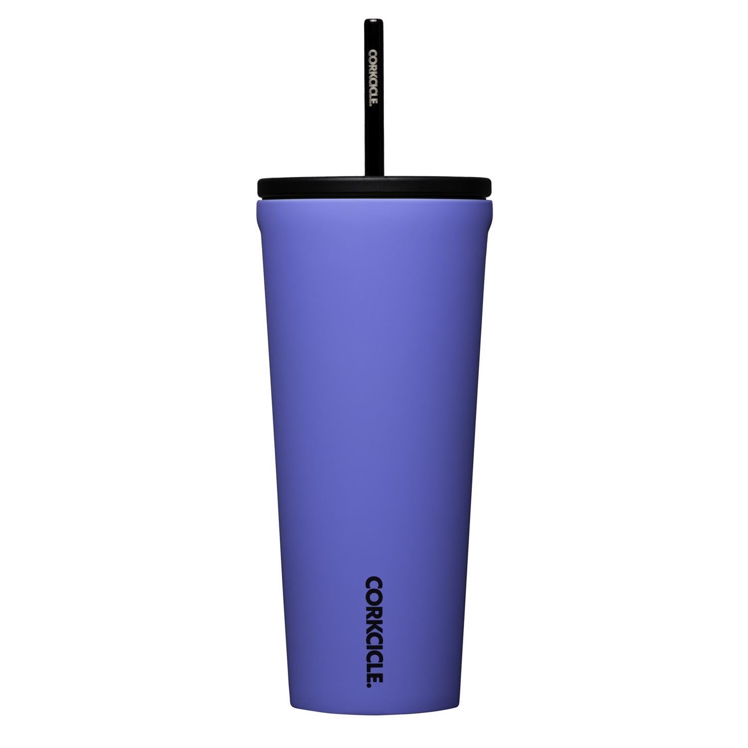 Corkcicle Cold Cup 24 oz Pacific Blue BPA Free Insulated Straw Tumbler