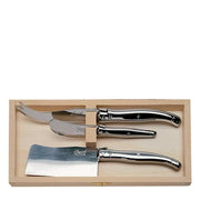 Jean Dubost 3-Piece Cheese Set Stainless Steel