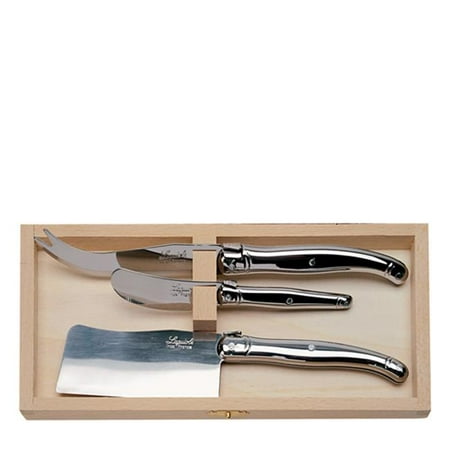 Jean Dubost 3-Piece Cheese Set Stainless Steel