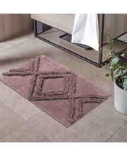 Pure Bath Alton Tufted Cotton 2-Pc. Bath Rug Set - Coral