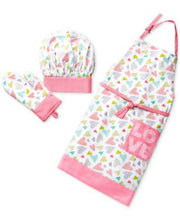 The Cellar Kids' Cotton Heart Apron & Accessories Set, Created for Macy's