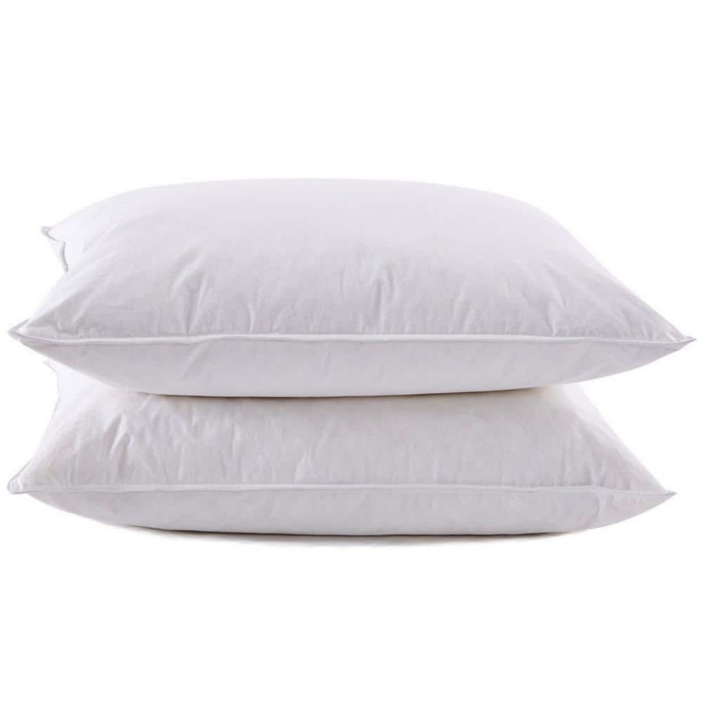 Puredown Goose Down Standard Pillow (Set of 2)
