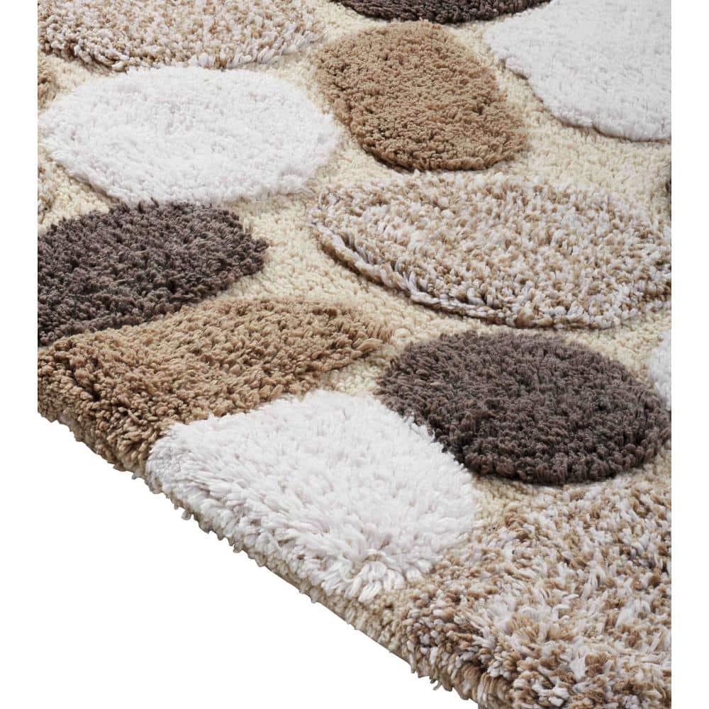 Pebbles Safari 24 in. x 40 in. Cotton 2-Piece Bath Rug Set