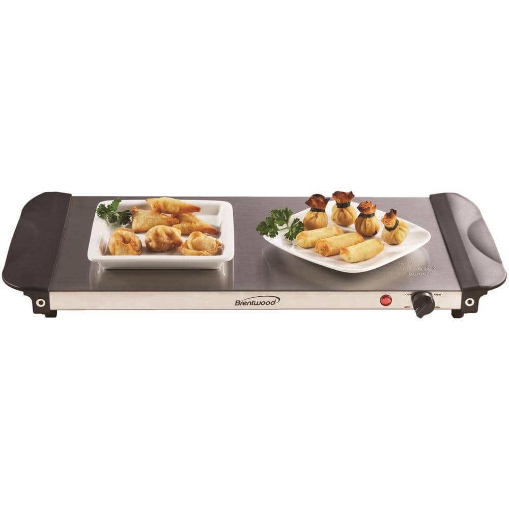 4.5 Qt. Silver Buffet Server with 3 Crocks