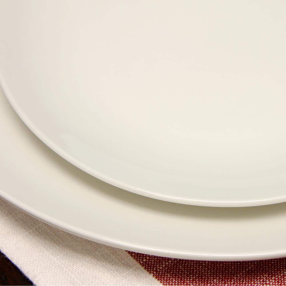 Ogalla 16-Piece Formal White Porcelain Dinnerware Set (Service for 4)